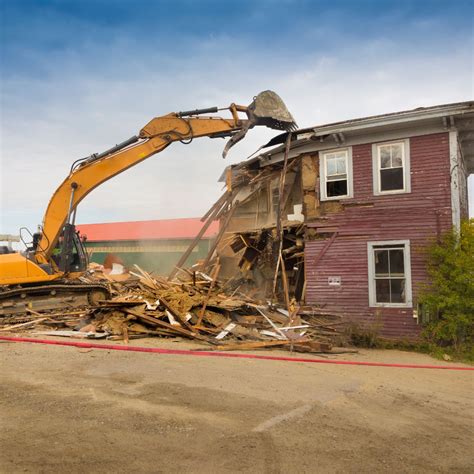 demo house with mini excavator|old house with excavator.